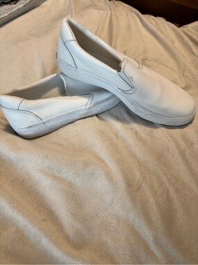 Keds ladies size 7.5 Classic White Slip-On Sneakers
